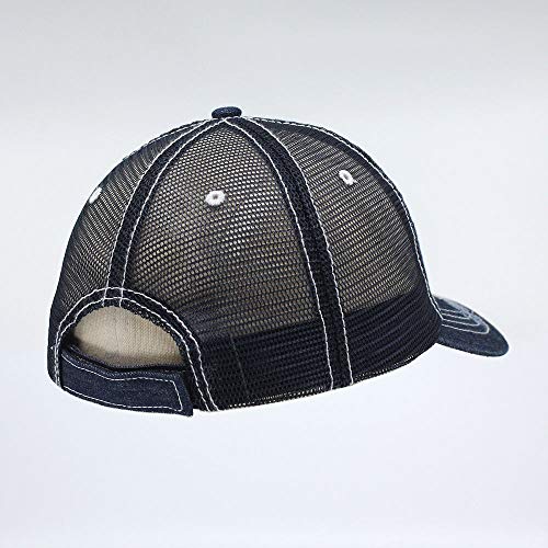 Image of The Vintage Year Distressed Cotton Unstructured Soft Mesh Breathable Adjustable Dirty Wash Dad Hat Trucker Baseball Cap