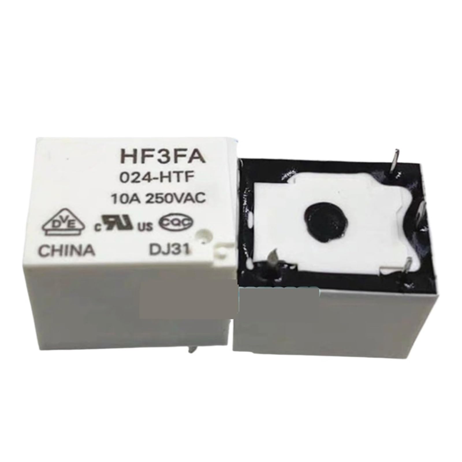 5 pezzi relè HF3FA-005-HTF HF3FA-012-HTF HF3FA-024-HTF HF3FA 024 HTF 5VDC 12VDC 24VDC 4PIN(HF3FA-024-HTF)