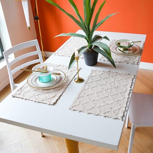 Set de table antidérapant au motif losange pour vos repas - 6