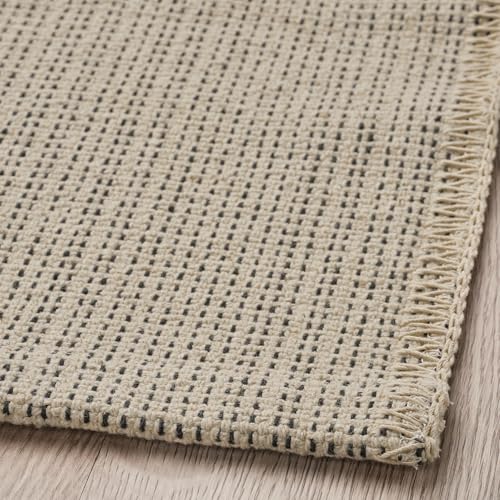 Tapis tissé à plat ProTuning TIPHEDE 50x80 cm naturel et noir pour sol - 3