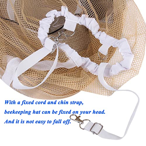 Nizefei Beekeeping Hat With Veil Bee Hat With High Visibility Veil Outdoor Professional Protector Bee Keeping Supplies #TOP4