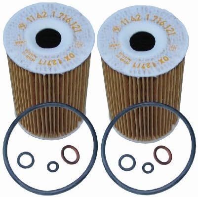 2 X BMW Genuine Oil Filters E30 (1983-1991) E36 (1995-1998) Z3 (1995-1998)