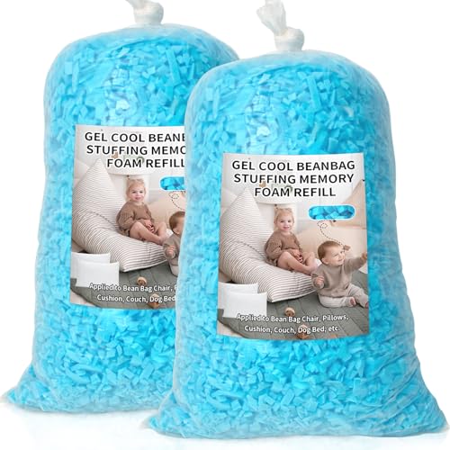 Jecqbor 10lbs Shredded Memory Foam Filler