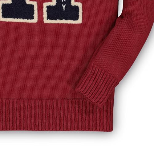 Image of Hope & Henry Boys' Long Sleeve Crew Neck Pullover Sweater