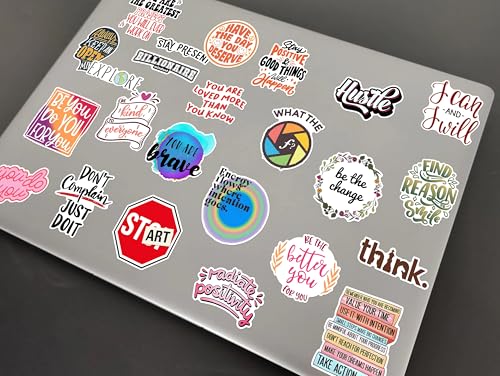 Image of WallDesign Vinyl Life Self Adhesive Motivation Sticker Set (45 Decals)Personalize Laptop Bottle Mobile Diary & Accessories with Durable Laminated Stickers for Gifts&Everyday Inspiration 51 mm