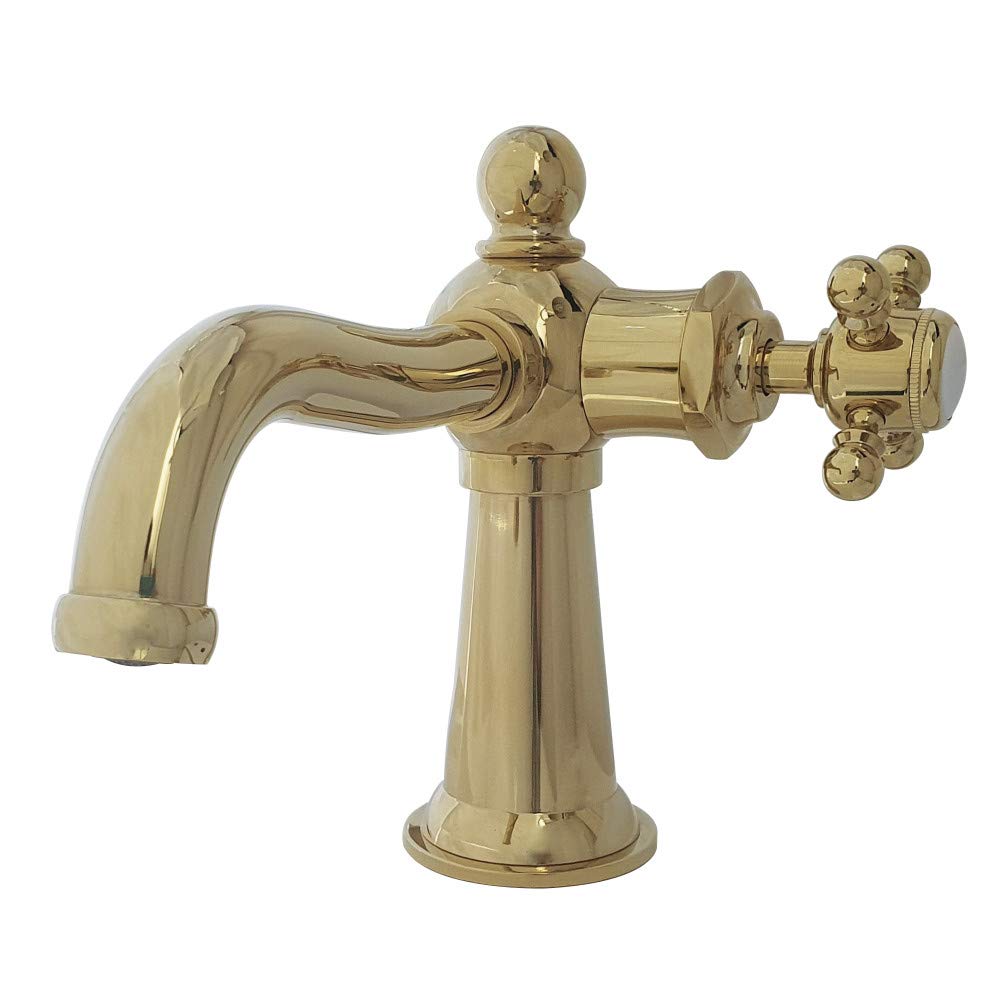 Robinet nautique en laiton poli Kingston Brass KS154BXPB de salle de bain