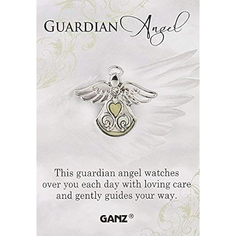 Guardian Angel Pin with Inspirational Message