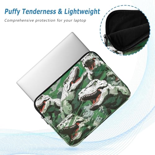 Funda para portátil 13-14 pulgadas impermeable con diseño dinosaurio miniatura 5