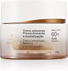 Chronos Creme Antissinais Noturno, 40g, para Pele Madura 60+, Extrato de Casearia