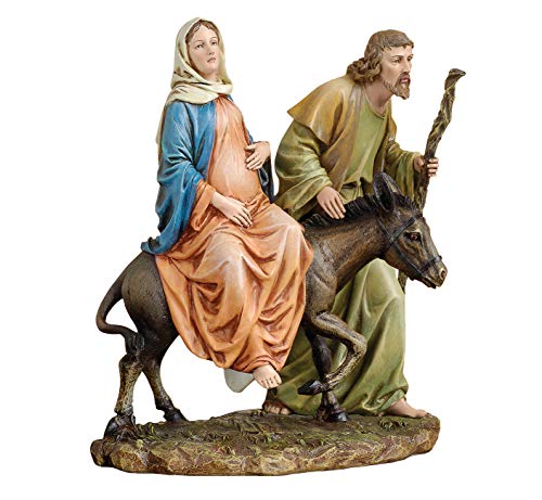 Joseph Studio La Posada Mary and Joseph with Donkey Figurine Catholic 40723 New