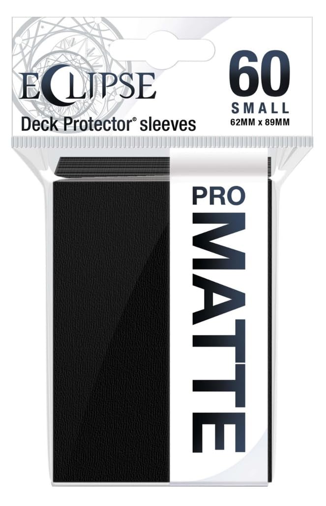 Ultra Pro - Eclipse Matte Small Sleeves 60 Pack - Jet Black