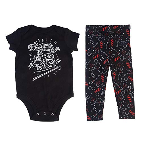 Harry Potter 'I Solemnly Swear I Am Up to No Good' Baby Legging and Bodysuit-6 Months