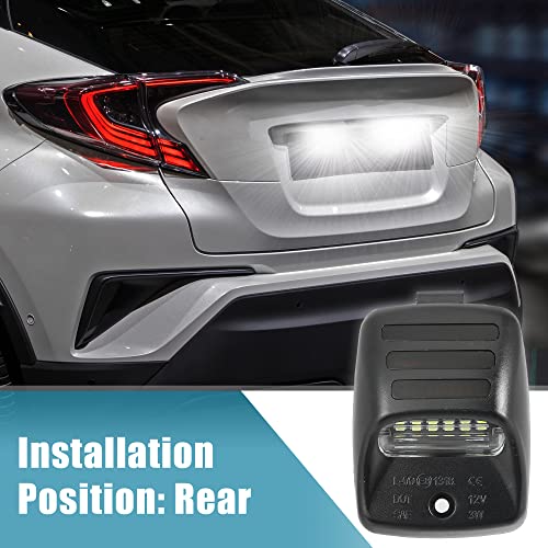 Image of X AUTOHAUX LED License Plate Light Assembly for Toyota Tacoma 05-15 White