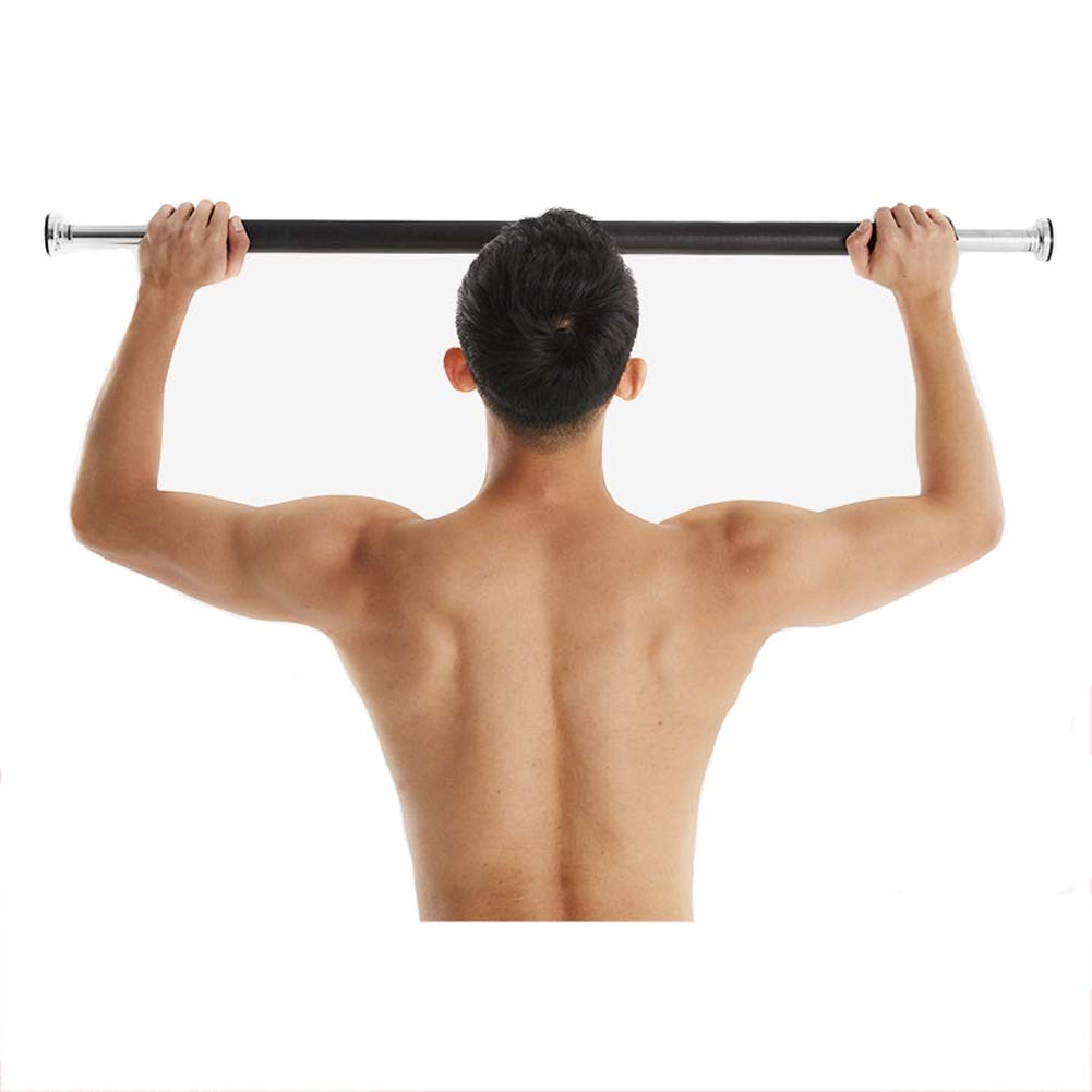 HUAHUA Puerta de artículos Deportivos de Interior perforación Libre en Barra Horizontal de la Aptitud de Pull-up en la Pared (Size : 70-95cm)