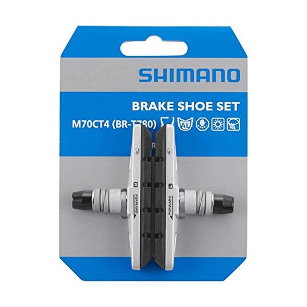 SHIMANO M70CT4 BR-T780 Wkład 1 para Szczęki hamulcowe Silver One Size