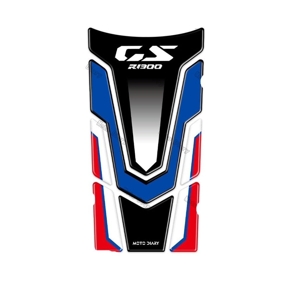 for R1300GS Motorcycle Tank Pad Sticker Protector Triple Black Decal for R1300 GS R 1300 GS Motorbike Tank Side Traction Traction Fuel Decal Tank