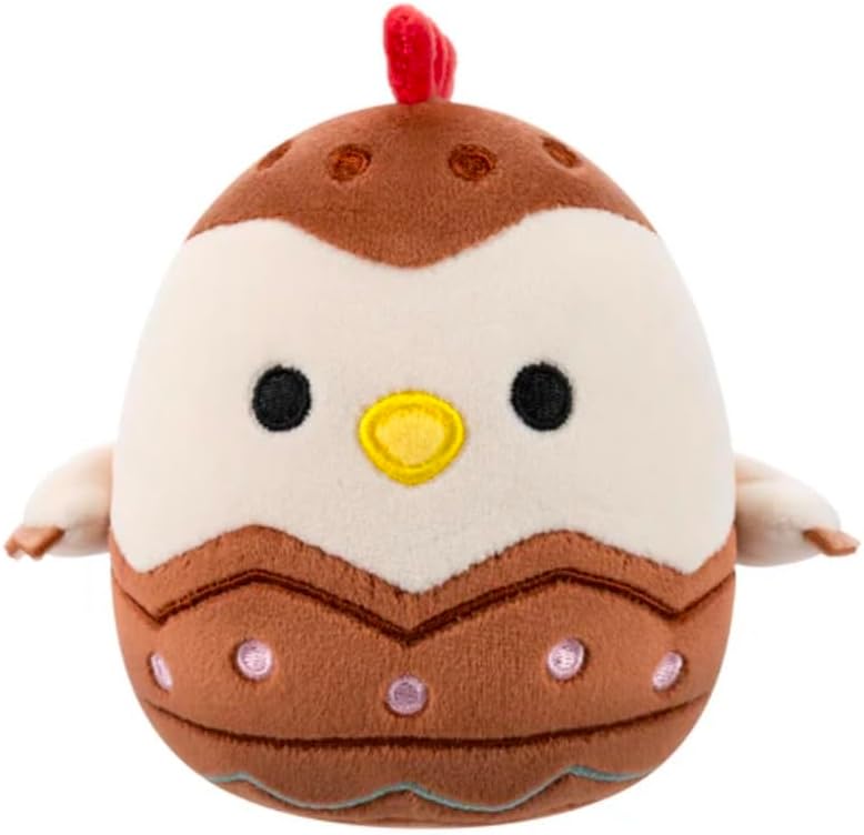 Squishmallows 2025 Original 8-Inch Easter A Squad Plush - Collectible Soft & Squishy Mini Stuffed Animal Toy - Add to Your Squad - Gift for Kids, Girls & Boys (Todd The Beige Rooster)