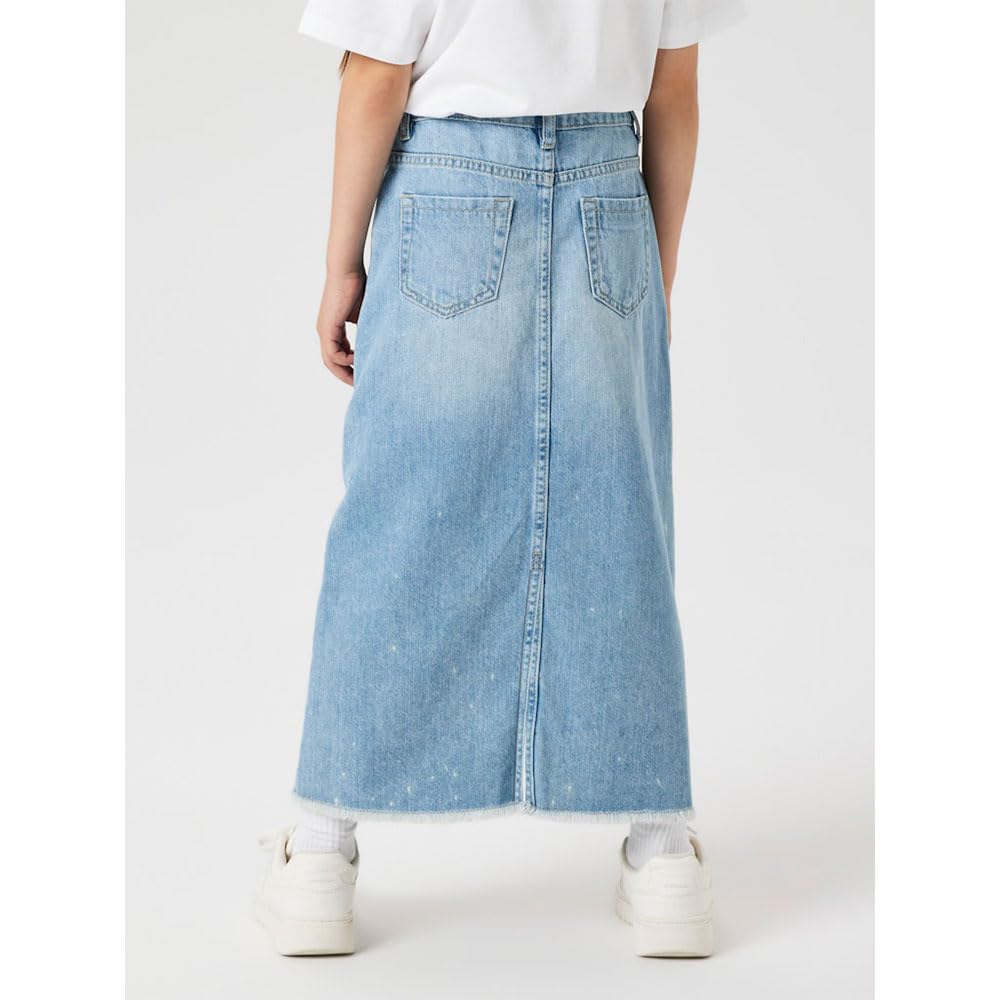 Name IT Nkfkat DNM Long Skirt 3724-be Noos Nkfkat DNM 3724-Be Noos Jupe Longue Fille (Lot de 1)