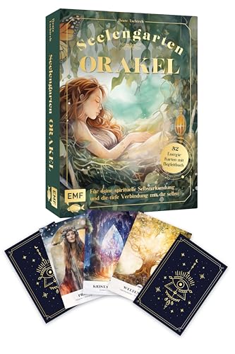 Orakel-Kartenset: Seelengarten | Für deine spirituelle Selbsterkundung und die tiefe Verbindung mit dir selbst: 52 Orakel-Karten mit Begleitbuch