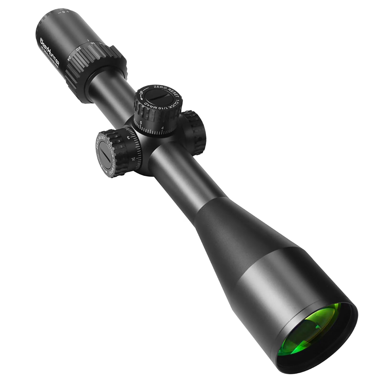 WestHunter HD GEN2 FFP Mira Telescópica de Precisión, Tubo 30mm, Retícula Grabada, 1/10 MIL, Zero Stop/Reset - Indicada Únicamente para Actividades Deportivas