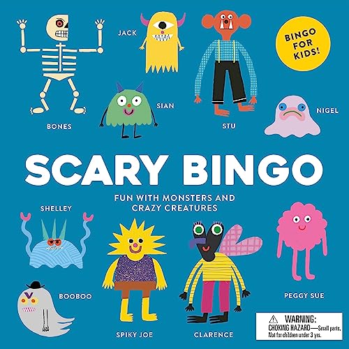 Scary Bingo Anglais animez vos soirées d'Halloween en famille avec ce jeu