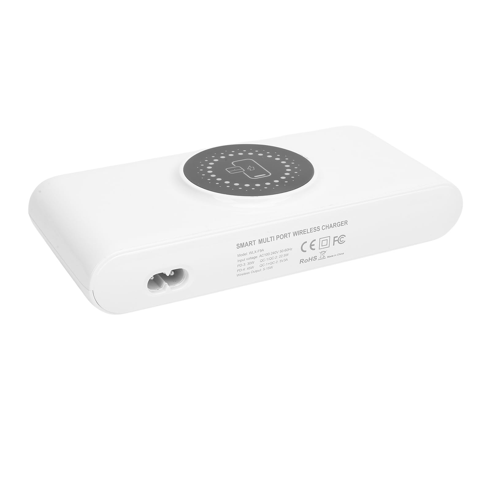Fdit Caricatore USB C da 72W, Stazione di Ricarica Rapida con Ricarica da | Materiale ABS, Protezione da Sovratensione, Formato Portatile, per Viaggi