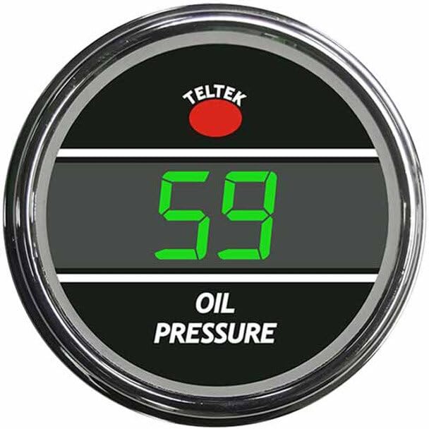 Replacement for Kenworth W900B Year 2011 Digital Applied Brake Pressure SMART Gauge W Green Display 2006 Newer by Technical Precision