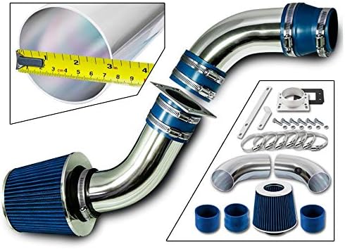 Rtunes Racing Short Ram Air Intake Kit + Filter Combo BLUE Compatible For 98-01 Ford Ranger / 98-01 Mazda B2500 2.5L L4
