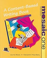 Mosaic I: A Content-Based Writing Book (Mosaic I) 0070058490 Book Cover