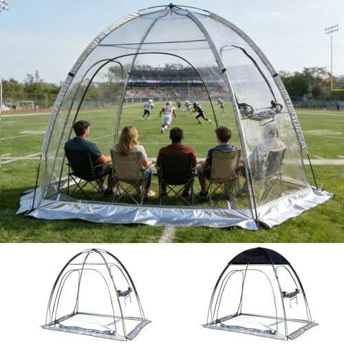 Carpa deportiva transparente Teabelle para 2 personas
