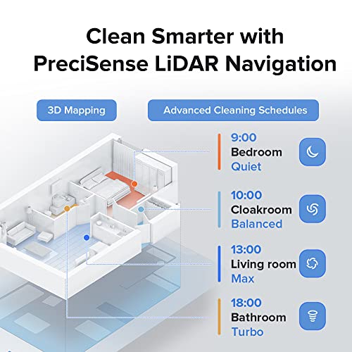 Image of roborock Q5+ Robot Vacuum with Self-Empty Dock, Hands-Free Cleaning for up to 7 Weeks, 2700Pa Max Suction, 180mins Max Run-Time, Compatible with Alexa, Perfect for Hard Floors, Carpets, and Pet Hair