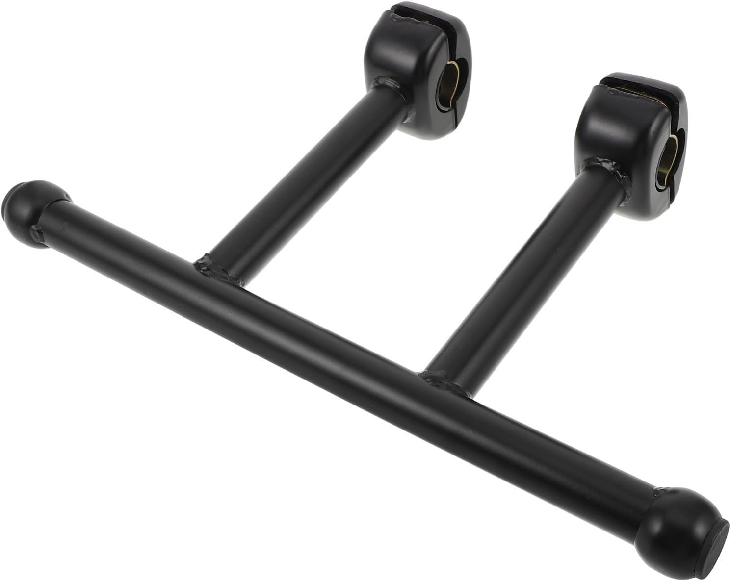 Black Iron Clamp on Mirror Bracket for Rv and Van, Reliable Vibration Resistance with Quick Attachment, for Towing on Highways
