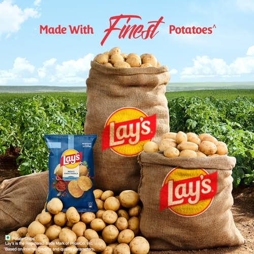 Image of Lays Potato Chips - Masala Magic, 80gm /82gm (Weight May Vary)