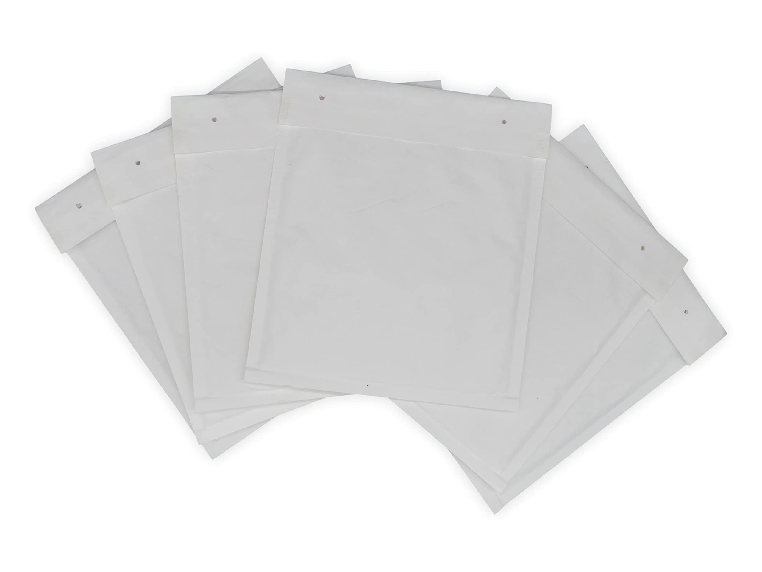100 Enveloppes à Bulles ECO 220x260mm - Kraft Blanc - Protection Envoi