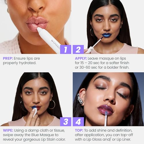 Wonderskin Wonder Blading All Day Lip Stain Peel Off Masque - Long Lasting, Waterproof and Transfer Proof Nude Lip Tint, Matte Finish Peel Off Lip Stain (Whimsical Masque) - Image 4