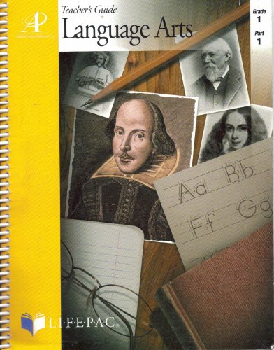Lifepac Gold LIFEPAC Language Arts Grade 1 Teacher Guide Part 1