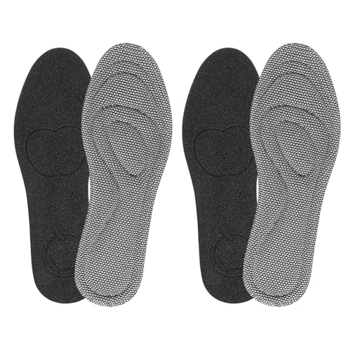 YUXIANLB Lot de 2 paires de semelles intérieures en mousse à mémoire de forme pour fasciite plantaire pour homme et femme - Semelles orthopédiques de soutien de la voûte plantaire - Respirantes et
