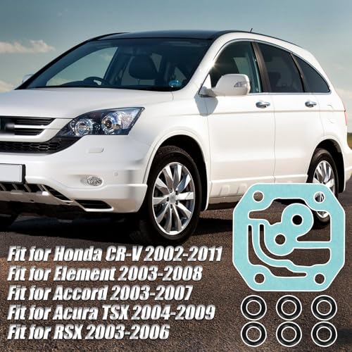 Image of Automatic Transmission Linear Solenoid Gasket and O-Rings Seal Kit Replacement for Honda CR-V 2002-2011 /for Element 2003-2008 /for Accord 2003-2007 Replace 28262-PRP-000 28250-PRP-013