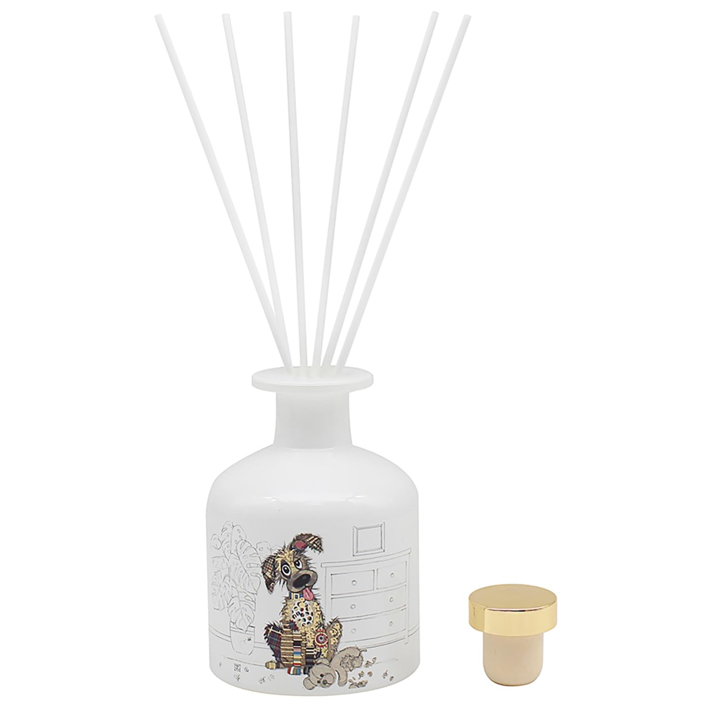 Lesser & Pavey Bug Art Murphy Mutt Cashmere & Silk Reed Diffuser — image 1