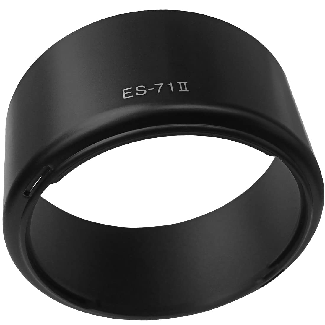HUIPUXIANG 50mm Lens Hood (ES-71) for Canon EF 50mm f/1.4 USM, Black Plastic ABS, Prime, Fixed Focus, 58mm UV and Lens Cap Compatible