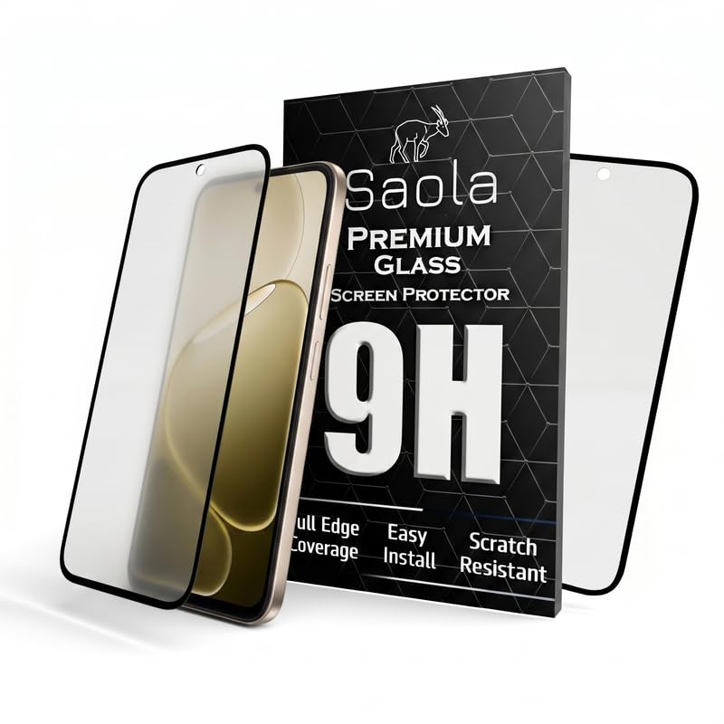 Image of Saola Anti-Glare Matte Screen Protector for OPPO A6 Pro 5g | Smooth Touch Finish, 9H Strength Glass, Full Coverage, Bubble-Free Installation Kit | Quick & Easy Application | Pack of 1