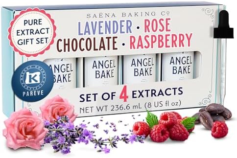 Angel Bake Pure Extract Set For Baking & Mixology - Gift Box
