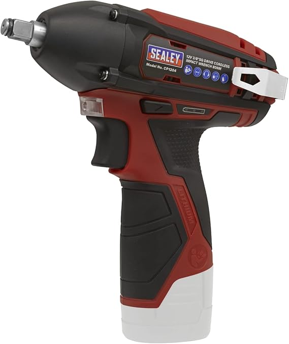 Sealey CP1204 12V SV12 Series 3/8"Sq Drive Cordless Impact Wrench 80Nm