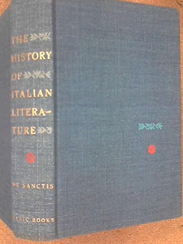 History of Italian literature B0007H2BR6 Book Cover