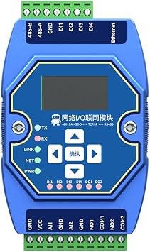 Multi-Channel Analog and Digital Acquisition Control ME31-AAAX4220 4DI+2AI+2DO RJ45 RS485 Modbus Gateway TCP/IP to RTU