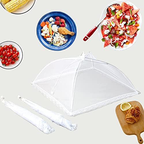 Food Tents 6 Pack 17X17 Pop-Up Mesh Food Covers Nets For Outdoors,Parties Picnics,Camping,Bbqs,Collapsible Food Tent #TOP7