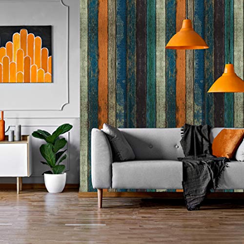Image of PAPER PLANE DESIGN Wallpaper Self Adhesive Water Proof All Weather for Living Room. ((10 Square FEET(16 INCH X 90 INCH X 1 ROLL)))