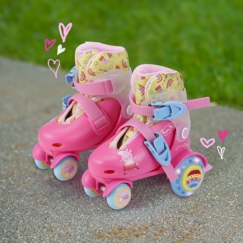 Image of Trainer Skates for Kids, Light Up LED Wheels, Adjustable
