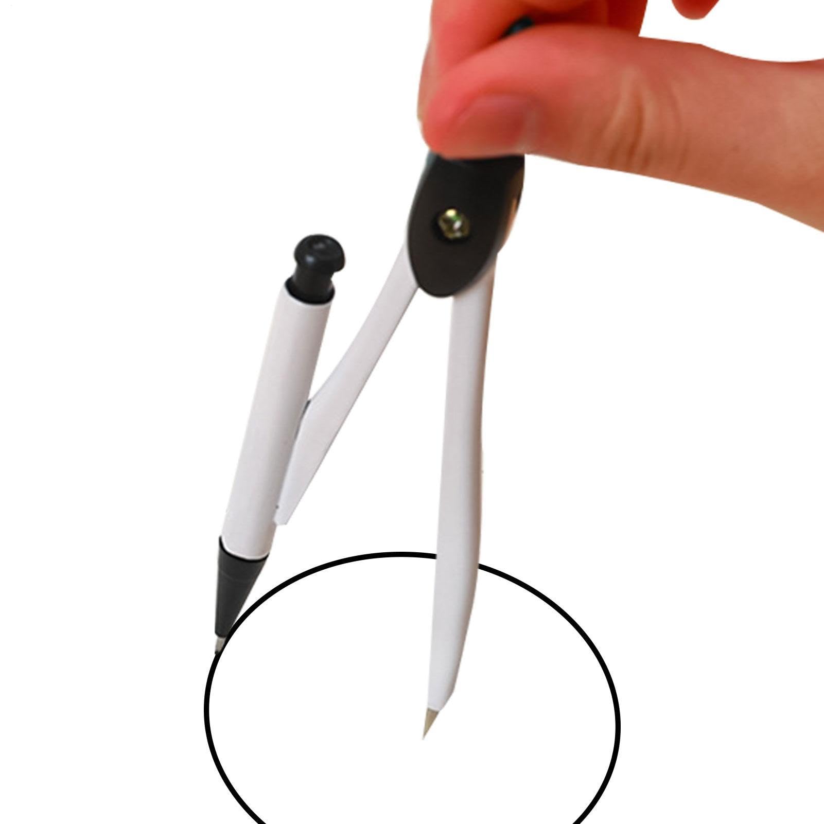 Brújula Geométrica – Metal Con Plomo | Herramienta De Dibujo De Brújula Matemática | Precisión Para Geometría, Dibujo, Matemáticas Escolares, Técnico, Suministros Para El Aula Est