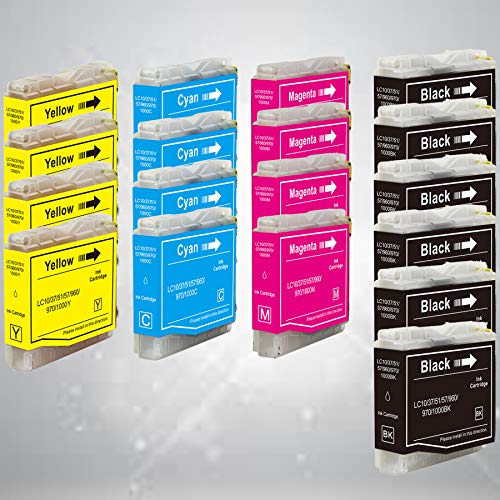 Genuine Dell (Set of 18) 4Benefit Compatible LC51 Ink Cartridge Replacement LC-51 (6BK+4C+4M+4Y) Work for MFC-240C MFC-465CN MFC-665CW DCP 130C 330C 540CN MFC 230C 3360C 5460CN... - Image 3